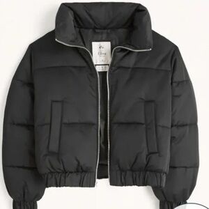 Abercrombie ultra collection puffer jacket (cropped)